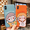 Case For Apple iPhone 12 Mini / iPhone 12 Pro Max / iPhone 12 Pro Shockproof Back Cover Word / Phrase / Cartoon TPU