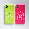 Case For Apple iPhone 12 Mini / iPhone 12 Pro Max / iPhone 12 Pro Shockproof Back Cover Word / Phrase / Transparent / Cartoon TPU