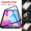 Case For Apple iPhone 12 Mini 12 12Pro 12Pro Max Magnetic Adsorption Metal Tempered Glass Phone Case for iPhone 11 11 Pro 11Pro Max X XS XR XS Max SE 2020