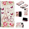 Case For Apple iPhone 12 Pro Max Wallet Card Holder with Stand Full Body Cases Eiffel Tower PU Leather iPhone 12 Mini SE 2020 11 Pro XR XS Max X 7 8 Plus