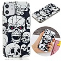 Case For Apple iPhone 12 Pro Max Glow in the Dark Pattern Back Cover Skull TPU Soft iPhone 12 Mini SE 2020 11 Pro XR XS Max 7 8 Plus