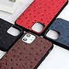Case For Apple iPhone 12 Pro Max iPhone 12 Mini iPhone 11 Pro Max Shockproof / Flip Full Body Cases Ostrich Pattern Genuine Leather Case For iPhone XS Max XR iPhone Se(2020) iPhone 7 iPhone 8