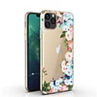 Case For Apple iPhone 12 Pro Max Transparent Pattern Back Cover Flower TPU Soft iPhone 12 Mini SE 2020 11 Pro XR XS Max 7 8 Plus