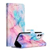Case For Apple iPhone 12 Pro Max Wallet Card Holder with Stand Full Body Cases Marble PU Leather iPhone 12 Mini SE 2020 11 Pro Max XR XS Max X 7 8 Plus