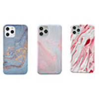 Case For Apple iPhone 12 Shockproof / Dustproof / Frosted Back Cover Marble TPU