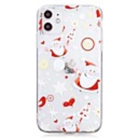 Case For Apple iPhone 12 Ultra thin Transparent Back Cover Christmas TPU iPhone SE 2020 11 Pro Max iPhone XS Max XR 7 8 Plus 6s 6 Plus