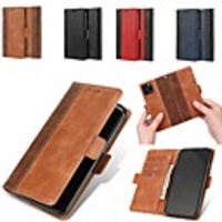 Case For Apple iPhone 12 Wallet Card Holder with Stand Full Body Cases Solid Colored PU Leather iPhone SE 2020 11 Pro Max iPhone XS Max XR 7 8 Plus 6s 6 Plus