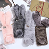 Case For Apple iPhone 13 12 Pro Max Mini 11 SE 2020 X XR XS Max 8 7 6 Plus Shockproof Dustproof Back Cover Rabbit Solid Colored Textile TPU miniinthebox