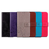 Case For Apple iPhone 5 Case Card Holder / Flip Full Body Cases Solid Colored / Mandala Soft PU Leather for iPhone SE / 5s / iPhone 5