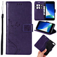 Case For Apple iPhone 6 6s 7 8 6plus 6splus 7plus 8plus X XR XS XSMax SE(2020) iPhone 11 11Pro 11ProMax Card Holder Shockproof Embossed Full Body Cases Solid Colored Animal Flower PU Leather TPU