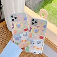 Case For Apple iPhone 7 7P iPhone 8 8P iPhone X iPhone XS XR XS max iPhone 11 11 Pro 11 Pro Max SE Transparent Pattern Back Cover Word Phrase Cartoon TPU