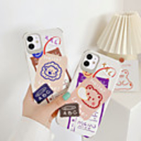 Case For Apple iPhone 7 7Plus iPhone 8 8Plus iPhone X iPhone XS XR XS max iPhone 11 11 Pro 11 Pro Max Pattern Back Cover Cartoon TPU