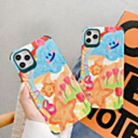 Case For Apple iPhone 7 7Plus iPhone 8 8Plus iPhone X iPhone XS XR XS max iPhone 11 11 Pro 11 Pro Max SE Pattern Back Cover Cartoon TPU