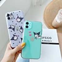 Case For Apple iPhone 7 8 7plus 8plus X XR XS XSMax SE(2020) iPhone 11 11Pro 11ProMax Shockproof Ultra-thin Pattern Back Cover Heart Transparent Cartoon TPU