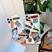 Case For Apple iPhone 7 8 7plus 8plus X XR XS XSMax SE(2020) iPhone 11 11Pro 11ProMax Shockproof Ultra-thin Pattern Back Cover Word Phrase Transparent TPU