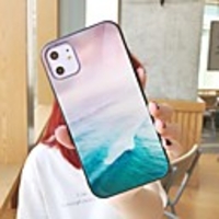 Case For Apple iPhone 7 8 7plus 8plus x xs xr xsmax 11 11pro 11promax Pattern Back Cover Scenery Tempered Glass PC