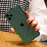Case For Apple iphone 7/8 Shockproof / Rhinestone Bumper Solid Colored Metal
