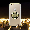 Case For Apple iPhone 8 / iPhone 7 Plus / iPhone 7 Shockproof / Ring Holder / Frosted Back Cover Solid Colored TPU / Plastic / Metal