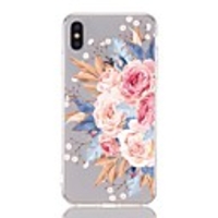 Case For Apple iPhone 8 Plus / iPhone 6s Plus Shockproof / Transparent / Pattern Back Cover Flower Soft TPU for iPhone XS/XR/XS Max/X/5/5s/SE/6/7 Plus/8