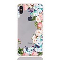 Case For Apple iPhone 8 Plus / iPhone 6s Plus Shockproof / Transparent / Pattern Back Cover Flower Soft TPU for iPhone XS/XR/XS Max/X/5/5s/SE/6/7 Plus/8