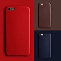 Case For Apple iPhone 8 Plus / iPhone 8 / iPhone 7 Plus Ultra-thin Back Cover Solid Colored Hard PU Leather