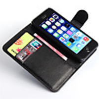 Case For Apple iPhone 8 Plus / iPhone 8 / iPhone 7 Plus Wallet / Card Holder / with Stand Full Body Cases Solid Colored Hard PU Leather
