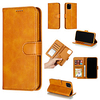 Case For Apple iPhone 8 Plus / iPhone 8 / iPhone 7 Plus Wallet / Card Holder / with Windows Full Body Cases Solid Colored Hard PU Leather