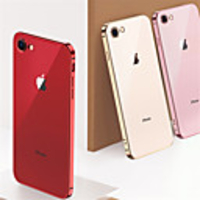 Case for Apple iPhone SE 2020 8 Plus 7 Plus 8 7 Shockproof Plating Back Cover Transparent TPU