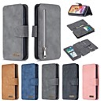 Case For Apple iPhone SE 2020 Wallet Card Holder with Stand Full Body Cases Solid Colored PU Leather iPhone 11 Pro Max XR XS Max X 7 8 Plus 6 6s Plus