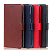Case For Apple iPhone SE Wallet Card Holder with Stand Full Body Cases Solid Colored PU Leather