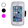 Case For Apple iPhone X / iPhone 8 Plus / iPhone 8 Dustproof / Water Resistant / with Windows Armband Solid Colored Soft Textile