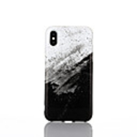 Case For Apple iPhone X / iPhone 8 Plus / iPhone 8 IMD Back Cover Marble Soft TPU