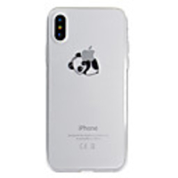 Case For Apple iPhone X / iPhone 8 Plus / iPhone 8 Pattern Back Cover Playing with Apple Logo / Panda Soft TPU