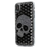 Case For Apple iPhone X / iPhone 8 Plus / iPhone 8 Rhinestone / Pattern Full Body Cases Flower Hard PU Leather