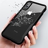 Case For Apple iPhone X / iPhone 8 Plus / iPhone 8 Shockproof / Mirror / Transparent Back Cover Solid Colored Soft Silicone