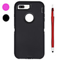 Case For Apple iPhone X / iPhone 8 Plus / iPhone 8 Shockproof / Water / Dirt / Shock Proof / with Windows Full Body Cases Solid Colored Soft Silicone