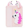 Case For Apple iPhone X / iPhone 8 Plus / iPhone 8 Shockproof Back Cover Unicorn / Cartoon / 3D Cartoon Soft TPU