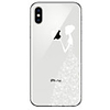 Case For Apple iPhone X / iPhone 8 Plus / iPhone 8 Transparent / Pattern Back Cover Butterfly / Sexy Lady Soft TPU