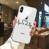 Case For Apple iPhone X / iPhone 8 Plus / iPhone 8 Transparent / Pattern Back Cover Heart Soft TPU