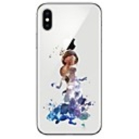 Case For Apple iPhone X / iPhone 8 Plus / iPhone 8 Transparent / Pattern Back Cover Sexy Lady Soft TPU