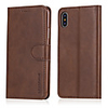 Case For Apple iPhone X / iPhone 8 Plus / iPhone 8 Wallet / Card Holder / Shockproof Full Body Cases Solid Colored Hard PU Leather
