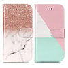Case For Apple iPhone X / iPhone 8 Plus / iPhone 8 Wallet / Card Holder / with Stand Full Body Cases Marble Hard PU Leather