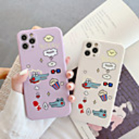 Case For Apple iPhone X XR XS XSMax iPhone 11 11Pro 11ProMax Shockproof Ultra-thin Pattern Back Cover Word Phrase Animal Cartoon Silica Gel
