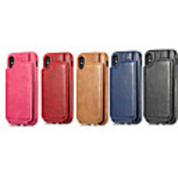 Case For Apple iPhone XR / iPhone XS Max / iPhone 6s Plus Wallet / Shockproof Back Cover Solid Colored PU Leather
