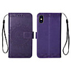 Case For Apple iPhone XR / iPhone XS Max / iPhone X Wallet / Card Holder / Embossed Back Cover Geometric Pattern Hard PU Leather