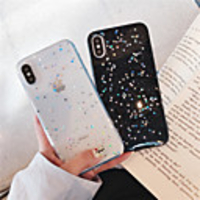 Case For Apple iPhone XR / iPhone XS Max Glitter Shine / Pattern Back Cover Glitter Shine Soft TPU for iPhone X /Xs / 6 /6 Plus / 6S /6S Plus / 7 / 7 Plus / 8 / 8 Plus