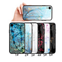Case For Apple iPhone XR / iPhone XS Max Pattern Back Cover Marble Hard Tempered Glass for iPhone 6 6 Plus 6s 6s plus 7 8 7 plus 8 plus X XS