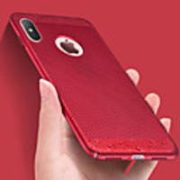 Case For Apple iPhone XS / iPhone 8 / iPhone SE(2020) Ultra-thin Back Cover Solid Colored / Geometric Pattern PC
