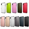 Case For Apple iPhone XS / iPhone XR / iPhone XS Max Card Holder / Shockproof Back Cover Solid Colored Hard PC