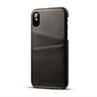 Case For Apple iPhone XS / iPhone XR / iPhone XS Max Card Holder / Ultra-thin Back Cover Solid Colored Hard PU Leather